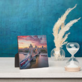 Zonsondergang boven Londen Fotoplaat (Insitu)