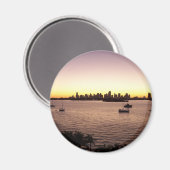 Zonsondergang boven Miami Magneet (Voorkant / Achterkant)