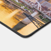 Zonsondergang boven Nashville, Tennessee, Verenigd Bureaumat (Hoek)