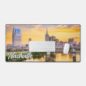 Zonsondergang boven Nashville, Tennessee, Verenigd Bureaumat (Keyboard & Muis)