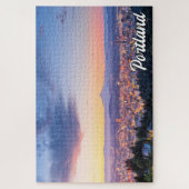 Zonsondergang boven Portland, Oregon Legpuzzel (Verticaal)
