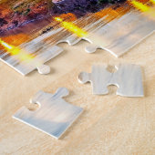 Zonsondergang boven Rome, Italië Legpuzzel (Zijkant)