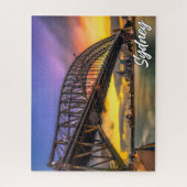 Zonsondergang boven Sydney, Australië Legpuzzel (Verticaal)