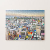 Zonsondergang boven Tokio, Japan Legpuzzel (Horizontaal)