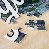 Zonsondergang boven Tokio, Japan Legpuzzel (Zijkant)