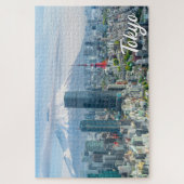 Zonsondergang boven Tokio, Japan Legpuzzel (Verticaal)