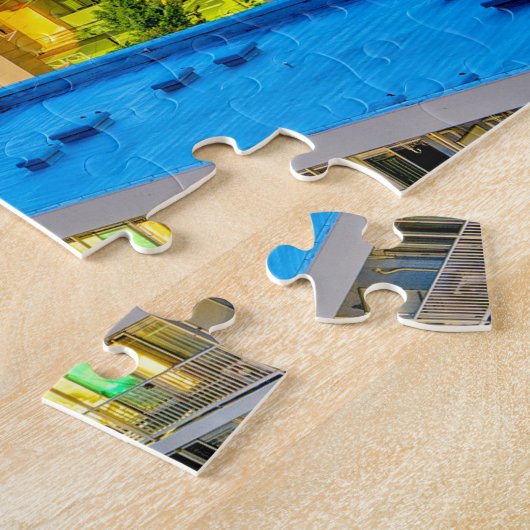 Zonsondergang boven Tokio, Japan Legpuzzel (Zijkant)