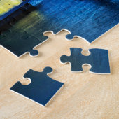 Zonsondergang boven Tokio, Japan Legpuzzel (Zijkant)