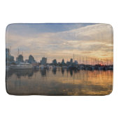 Zonsondergang boven Vancouver Skyline Badmat (Voorkant)