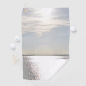Zonsondergang boven water Golf Handdoek (Insitu)