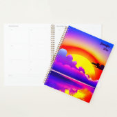 Zonsondergang boven water planner (Display)