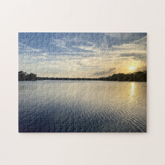 Zonsondergang boven Wildcat Lake Legpuzzel (Horizontaal)