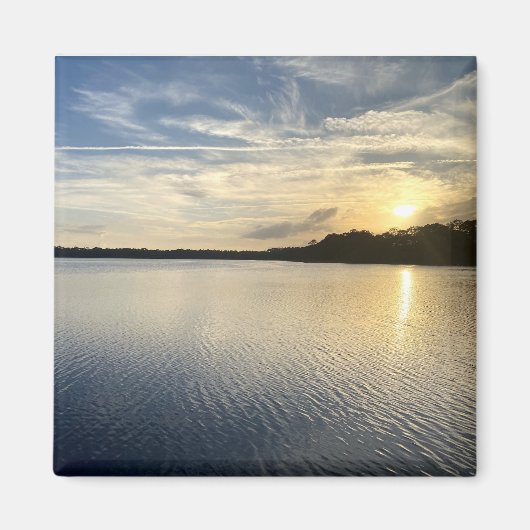 Zonsondergang boven Wildcat Lake Magneet (Voorkant)