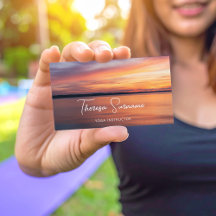 Zonsondergang boven Yogalerares Yoga Leraar