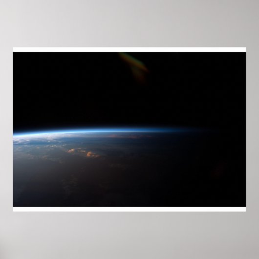 Zonsondergang boven Zuid-Amerika Poster (Voorkant)