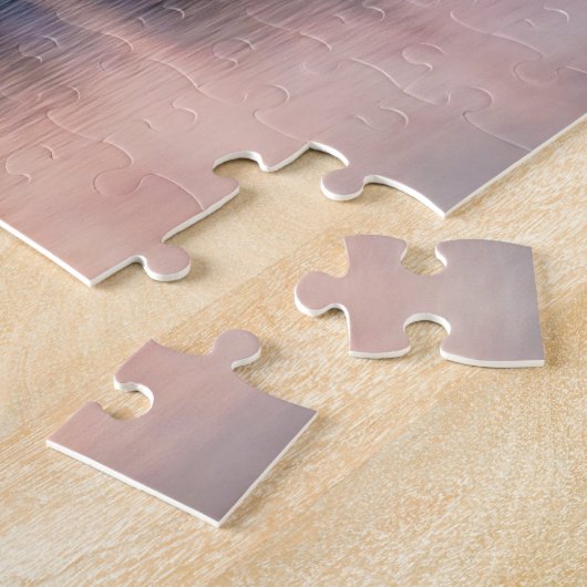 Zonsondergang boven Zürich, Zwitserland Legpuzzel (Zijkant)