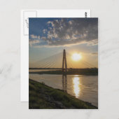 zonsondergang briefkaart (Voorkant / Achterkant)