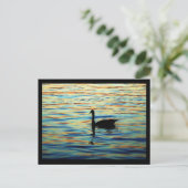 zonsondergang briefkaart (Staand voorkant)