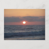 zonsondergang briefkaart (Voorkant)