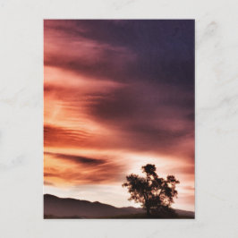 zonsondergang" briefkaart