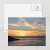 zonsondergang briefkaart (Voorkant / Achterkant)