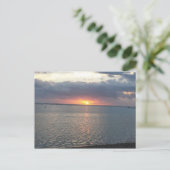 zonsondergang briefkaart (Staand voorkant)