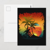 ZONSONDERGANG BRIEFKAART (Voorkant / Achterkant)