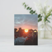 zonsondergang briefkaart (Staand voorkant)