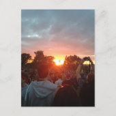 zonsondergang briefkaart (Voorkant)