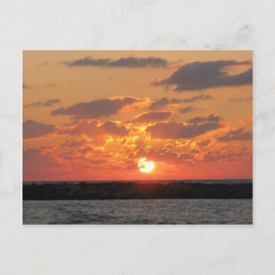 zonsondergang briefkaart
