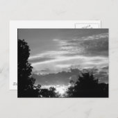  zonsondergang briefkaart (Voorkant / Achterkant)