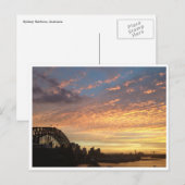 zonsondergang briefkaart (Voorkant / Achterkant)