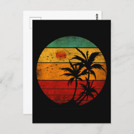 zonsondergang briefkaart