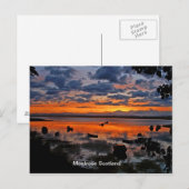 zonsondergang briefkaart (Voorkant / Achterkant)