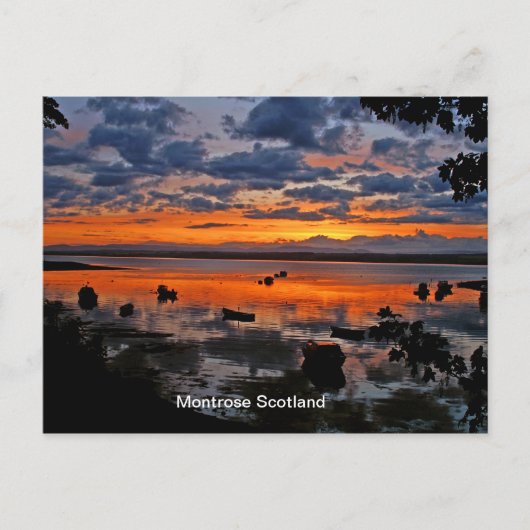 zonsondergang briefkaart (Voorkant)