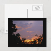  zonsondergang briefkaart (Voorkant / Achterkant)