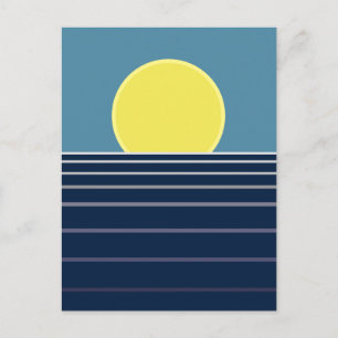Zonsondergang Briefkaart