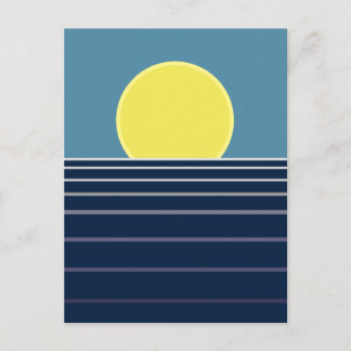 Zonsondergang Briefkaart