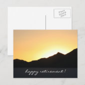 zonsondergang briefkaart (Voorkant / Achterkant)