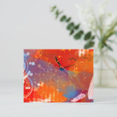 zonsondergang briefkaart (Staand voorkant)