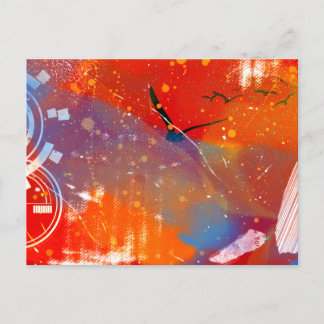 zonsondergang briefkaart