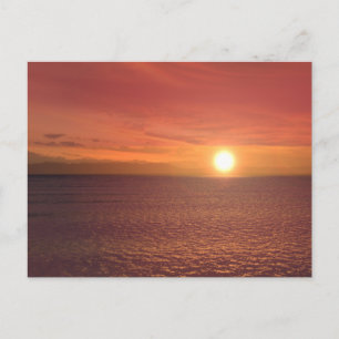 zonsondergang briefkaart