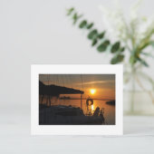 Zonsondergang Briefkaart (Staand voorkant)