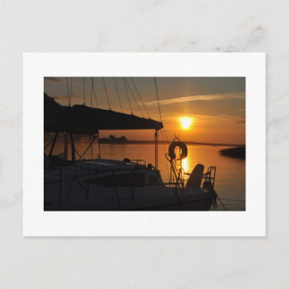 Zonsondergang Briefkaart