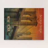 Zonsondergang Brooklyn Bridge Legpuzzel (Horizontaal)