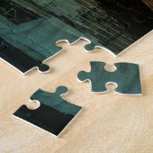 Zonsondergang Brooklyn Bridge Legpuzzel (Zijkant)