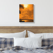 Zonsondergang bruiloft geloften afdrukken (Insitu (Slaapkamer))