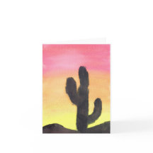 Zonsondergang Cactus