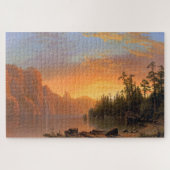 Zonsondergang, Californië, Albert Bierstadt Legpuzzel (Horizontaal)