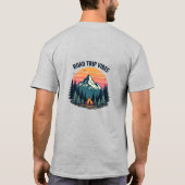 Zonsondergang Camping T-Shirt (Achterkant)